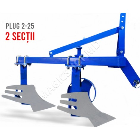 Plug pentru tractor cu 2 secții 2-20; 2-25